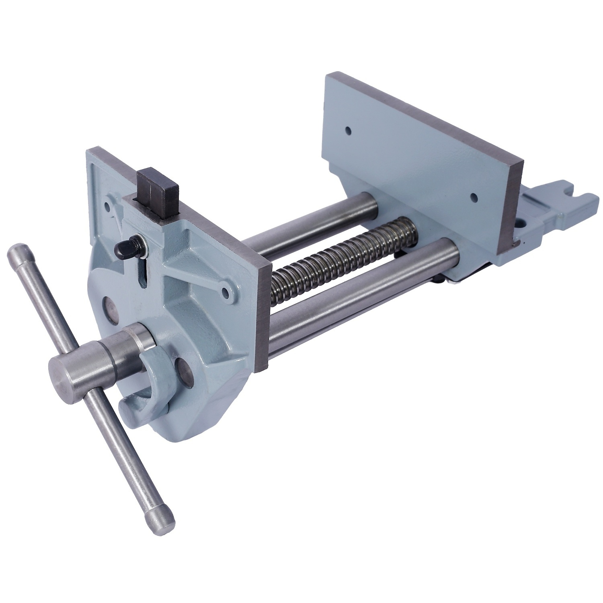 BlackTeck Heavy-Duty Cast Iron Woodworking Vise — 7in., Rapid Action, Gray, Model# N2-194600